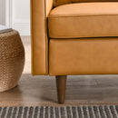Lillie Genuine Leather Armchair
