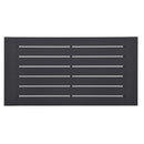 Lionel Outdoor Patio Powder-Coated Aluminum Coffee Table