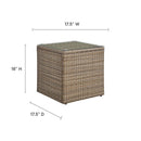 Xavier Outdoor Patio Side Table