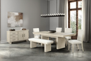 The Arlo Dining Table Wood Dining Table with Leaf Extension 76" > 94" long