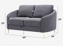 Design-Forward Curved Comfort. Quiet Confidence. Effortlessly Alina.