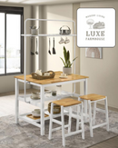 The Ellington Modern Farmhouse Kitchen Island Set by Luxe Farmhouse
