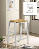 The Harper Backless Counter Stool (Set of 2) by Luxe Farmhouse