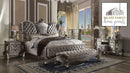 The Empress Heirloom Velvet Panel Bed by Realani Family Furniture
