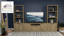 The Emerson Mango-Finish Entertainment Center by Relani Family Furniture
