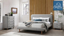 The Marlow Curved Bouclé Bed by Clayson Design