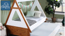 The Wilder Soft Modern Teepee Twin Bed by Clayson Design