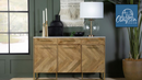 Aminah Carved Wood Accent Cabinet by Relani Family Furniture