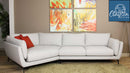 The Lennox Angled Chaise Sectional by Clayson Design