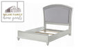 The Marcellus Platinum Panel Bed by Reylani Family Furniture