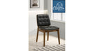 The Reid Vintage Walnut Dining Chair Set by Clayson Design