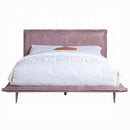 The Bastille Blush Modern Platform Bed by Clayson Design