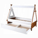 The Wilder Soft Modern Teepee Twin Bed by Clayson Design