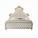 The Lucera LED Velvet Bed by Realani Family Furniture