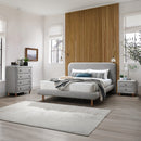 The Marlow Curved Bouclé Bed by Clayson Design