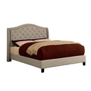 Joelle Bed | Linen Like | Camel | Arched