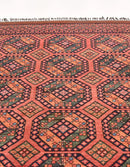 Kinslee Sophisticated Red Rectangle Area Rug