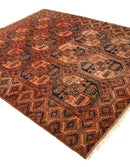 Atreus Invitinga Red Rectangle Area Rug
