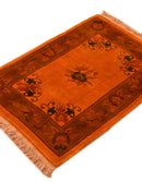 Davian Cozy Orange Rectangle Area Rug