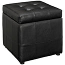 Oakleigh Storage Upholstered Vinyl Ottoman