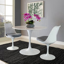 Titus 40" Round Wood Top Dining Table