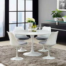 Titus 47" Round Wood Top Dining Table