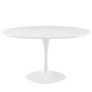 Titus 54" Round Wood Top Dining Table
