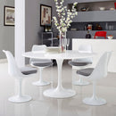 Titus 54" Round Wood Top Dining Table