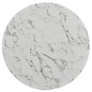 Angie 36" Round Artificial Marble Dining Table
