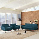 Ana Armchairs and Loveseat Set of 3