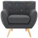 Emilia Upholstered Fabric Armchair