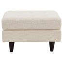 Alaric Upholstered Fabric Ottoman