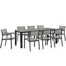 Ariyah 9 Piece Outdoor Patio Dining Set