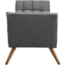 Kamari Upholstered Fabric Bench