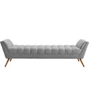 Kamari Upholstered Fabric Bench
