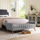 Kamari Upholstered Fabric Bench
