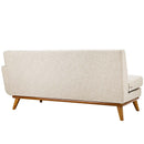 Brianna Right-Arm Upholstered Fabric Loveseat