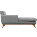 Brianna Left-Facing Upholstered Fabric Chaise