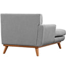 Brianna Left-Facing Upholstered Fabric Chaise