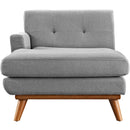 Brianna Left-Facing Upholstered Fabric Chaise