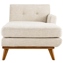 Brianna Right-Facing Upholstered Fabric Chaise