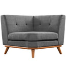 Brianna Upholstered Fabric Corner Chair