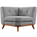 Brianna Upholstered Fabric Corner Chair