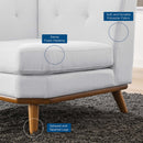 Brianna Upholstered Fabric Corner Chair