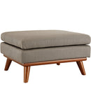 Brianna Upholstered Fabric Ottoman