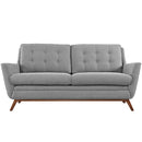 Valentina Upholstered Fabric Loveseat