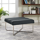 Beckham Upholstered Fabric Ottoman