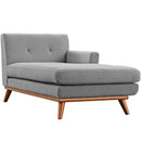 Brianna Right-Facing Upholstered Fabric Sectional Sofa