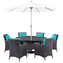 Ariyah 7 Piece Outdoor Patio Dining Set