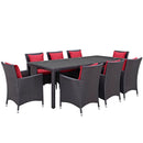 Alani 9 Piece Outdoor Patio Dining Set